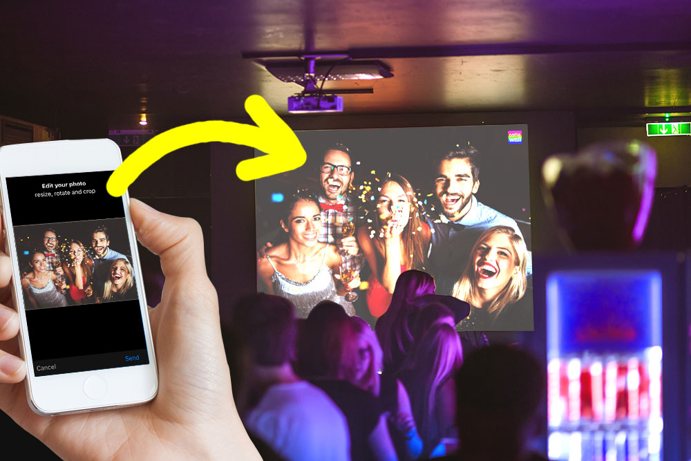 Party fun with a live show – collect awesome photos
