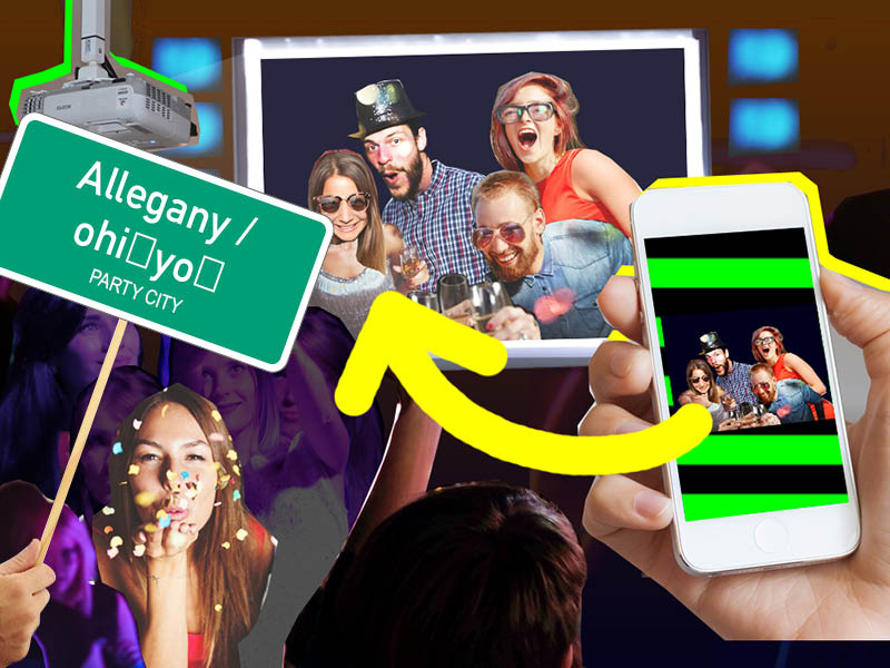 Photo fun at your party - Order the Selfiewall for your party in Allegany / ohi꞉yoʾ
