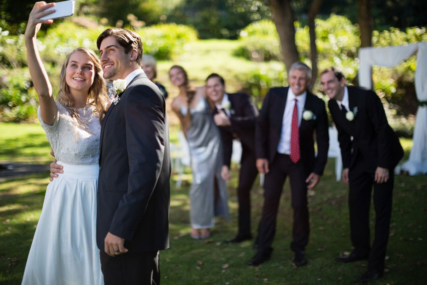 Surprise de mariage et cadeau de mariage Selfiewall